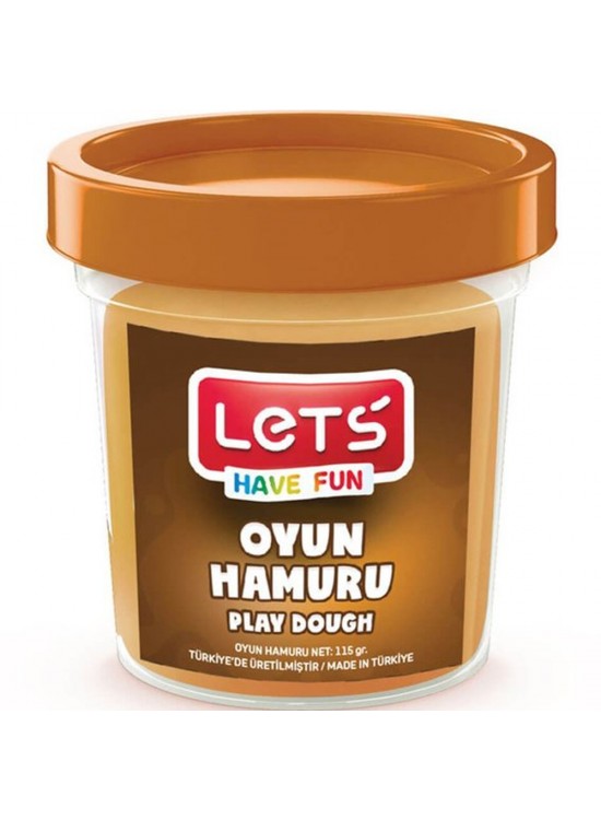 Lets Oyun Hamuru Tek Renk Kahverengi 115 GR L8440-6