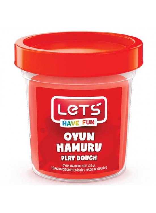 Lets Oyun Hamuru Tek Renk Kırmızı 115 GR L8440-2