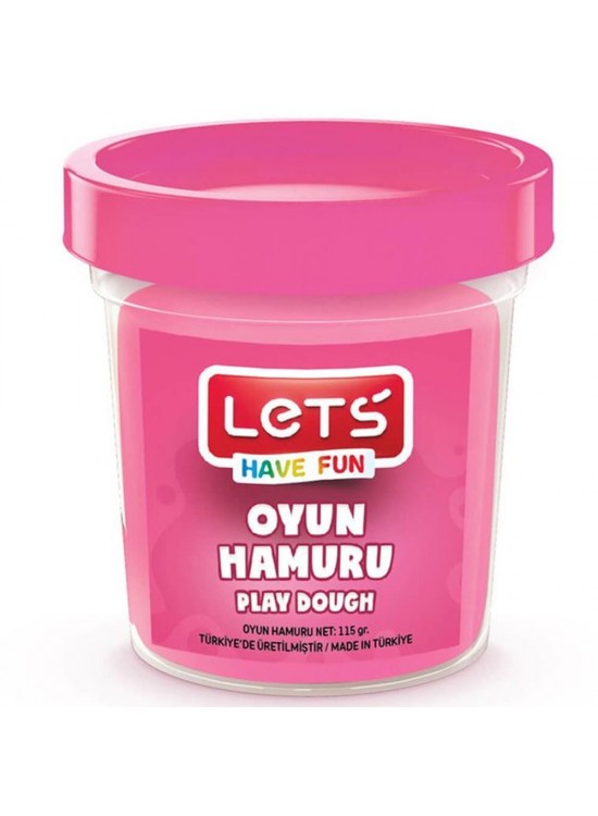 Lets Oyun Hamuru Tek Renk Pembe 115 GR L8440-7