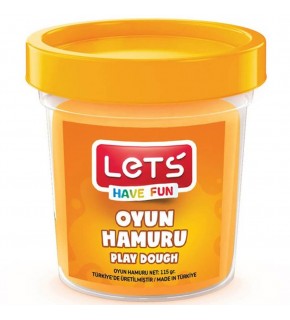 Lets Oyun Hamuru Tek Renk Turuncu 115 GR L8440-8