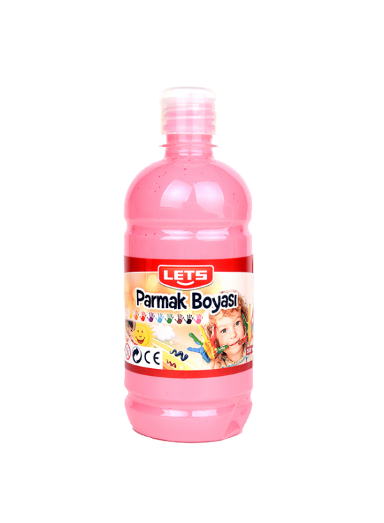 Lets Parmak Boyası 500 ML Pembe L-5010