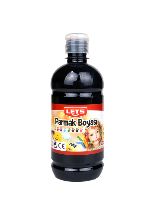 Lets Parmak Boyası 500 ML Siyah L-5009