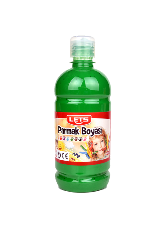 Lets Parmak Boyası 500 ML Yeşil L-5007