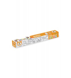 Lino 200x30 Yapışkanlı Boyama Rulosu Animal Paradi