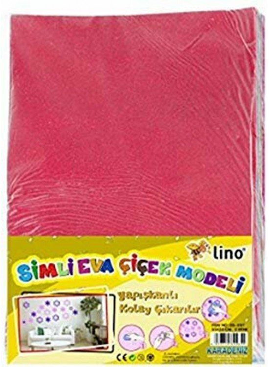 Lino 33X35 Simli Yapışkanlı Eva Çiçek Modeli 2li