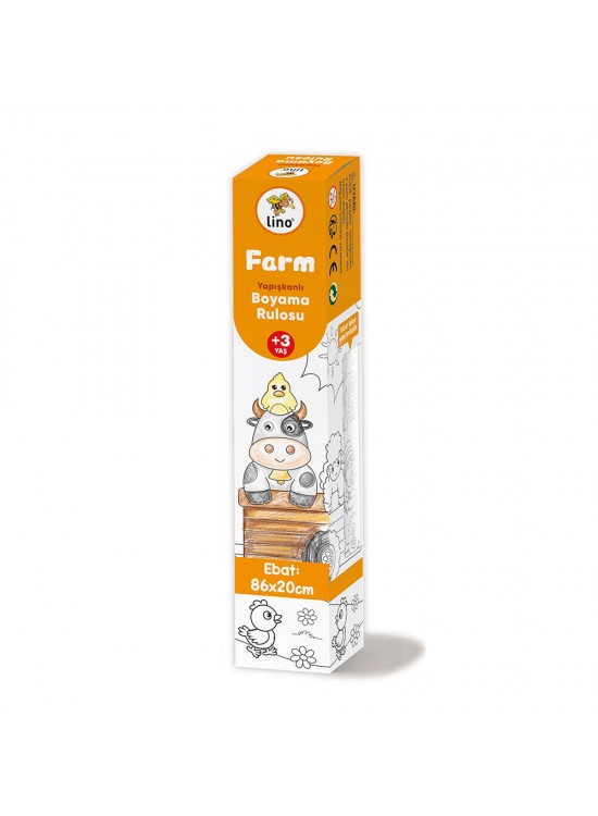 Lino 86x20 Yapışkanlı Boyama Rulosu Farm
