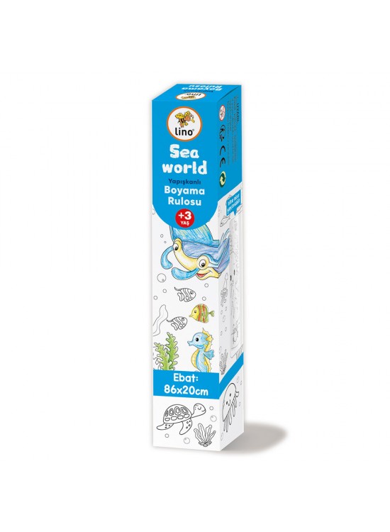Lino 86x20 Yapışkanlı Boyama Rulosu Sea World