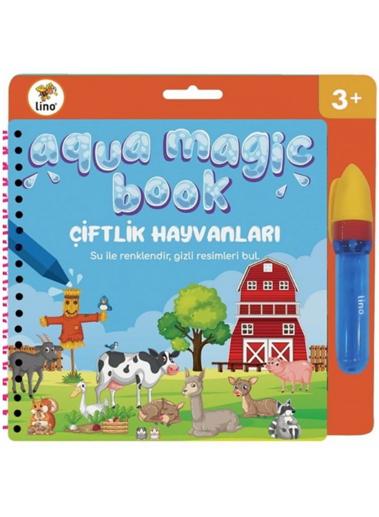 Lino Boyama Kitabı Aqua Magic Book Çiftlik Sihirli TFL-1007