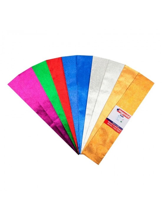 Lino Lüks Metalik Krapon Kağıdı 5 Renk 5 Li 50x100