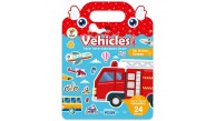 Lino Tekrar Tekrar Kullanılabilen İlk Sticker Kitabım Vehıcles LS-501