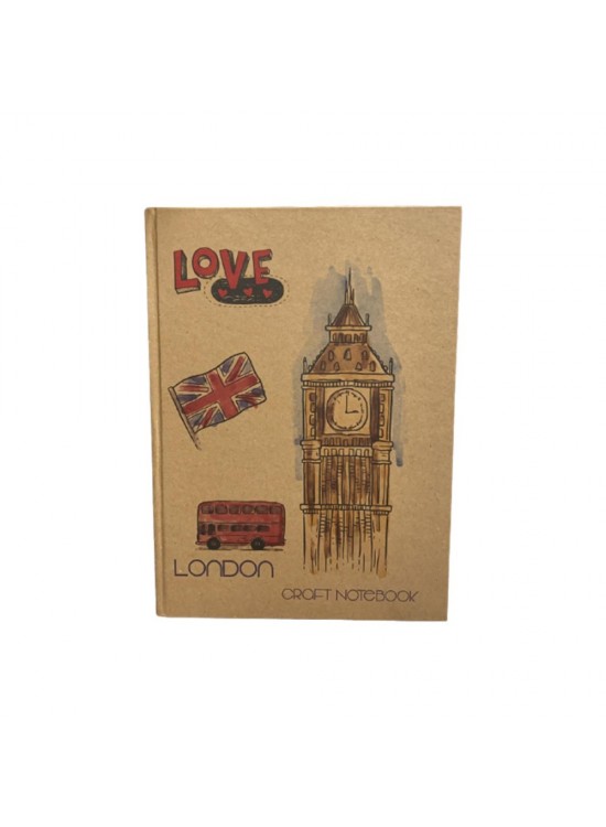 Liz Ayraçlı Kitap Kağıdı Kraft Kapak 20x28 KF510A