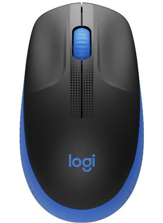 Logitech 910-005909 M191 Mavi Büyük Boy Kablosuz Mouse Optik 1000 Dpı Buton