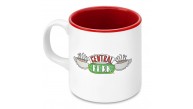 Mabbels Kupa Friends Central Perk Koltuk Dış Beyaz İç Kırmızı