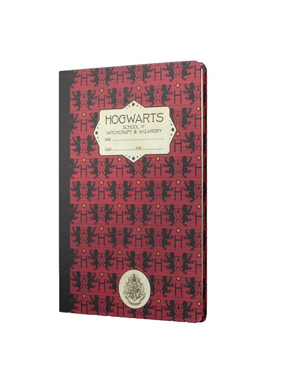 Mabbels Sert Kapak Butik Defter Harry Potter Hogwarts Gryffindor Kırmızı 80 YP 15x21 DFT-388159