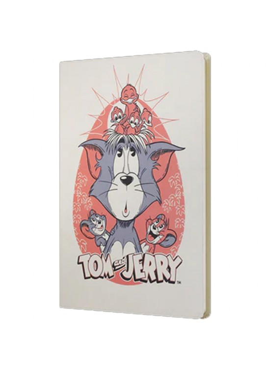Mabbels Sert Kapak Butik Defter Tom And Jerry Krem 80 YP 15x21 DFT-388111