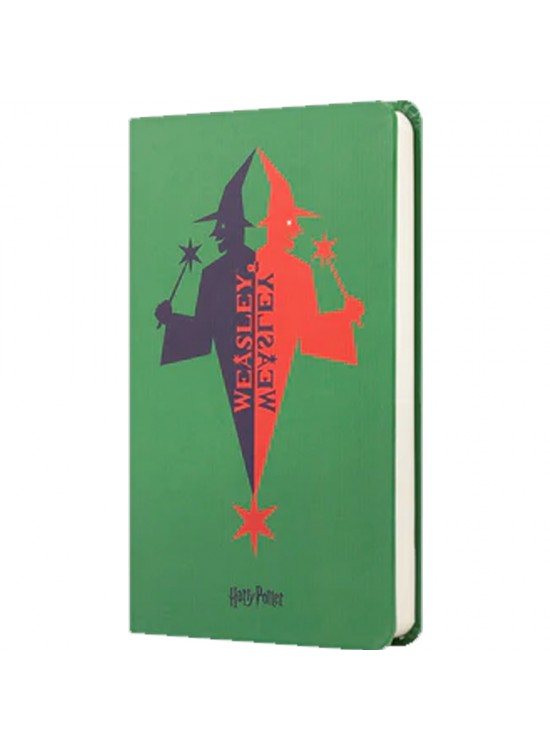 Mabbels Sert Kapak Mini Defter Harry Potter Weasley Yeşil 80 YP 9x14 DFT-388241