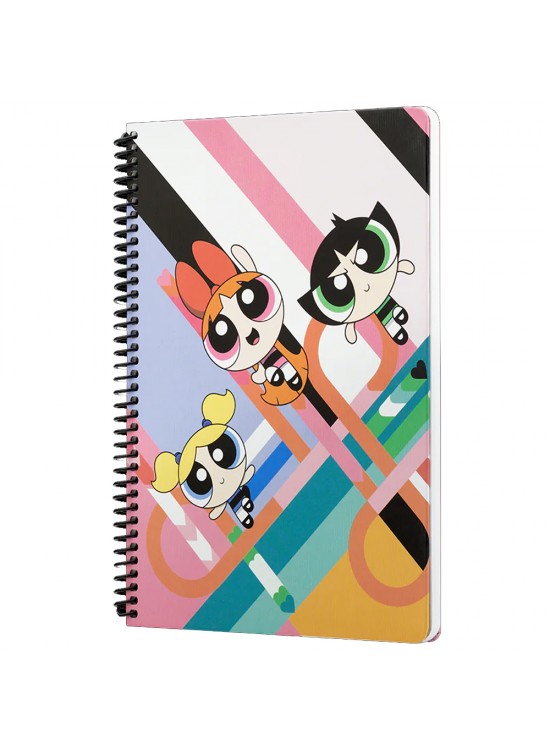 Mabbels Spiralli Defter The Powerpuff Girls Pembe 80 YP 17x24 DFT-388470