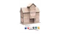 Maketix 3D Ahşap Boyama Seti Karadeniz Evi 9785