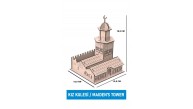 Maketix 3D Ahşap Boyama Seti Kız Kulesi 9787
