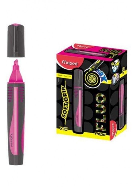 Maped Fosforlu Kalem Max Fluo Peps Mini Pembe 742936 (1 Adet)