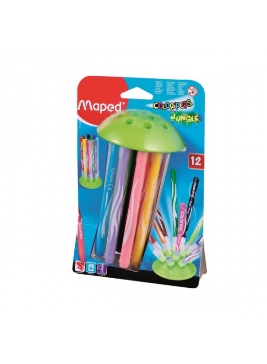 Maped Keçeli Boya Kalemi Jungle Innovatıon 12 Renk 845445