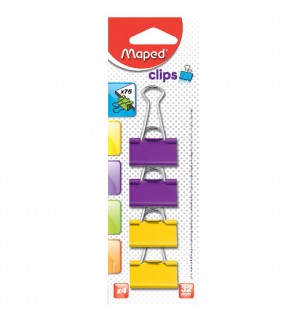 Maped Kıskaç (Klips) Metal 32 MM 4 Lü Renk 036100