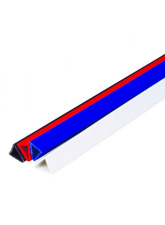 Mapi Profil Sırtlık Plastik Geniş Üçgen 90-120 Syf 12 mm Beyaz 214 12 00 (1 Adet)