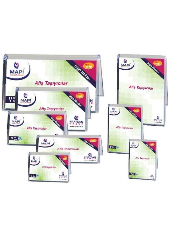 Mapi V Tipi Afiş Taşıyıcı 100x80 Yatay