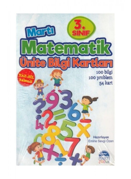 Martı 3 Matematik Ünite Bilgi Kartları