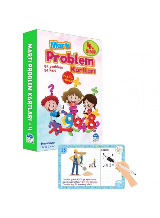 Martı 4. Sınıf Problem Kartları Yaz Sil