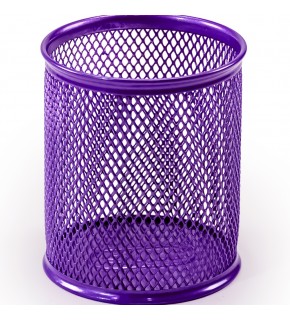 Mas Kalemlik Metal Perforeli Silindir Mor 500