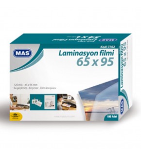 Mas Laminasyon Filmi 125 mic 65x95 7702 (1 Adet)