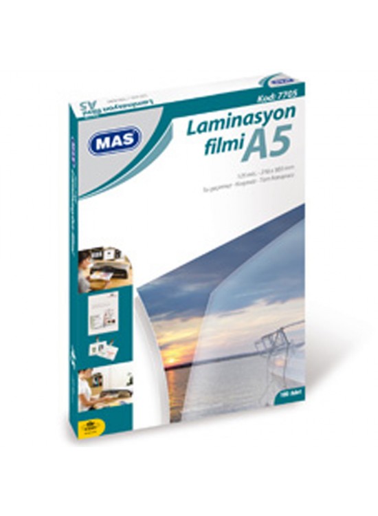 Mas Laminasyon Filmi Parlak A5 125 MIC 7705 (1 Adet)