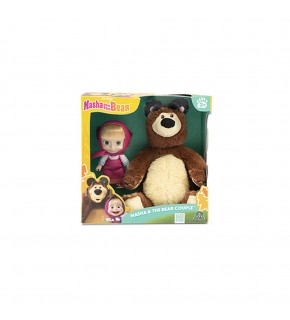 Masha&Koca Ayı 20 Cm Pelus 12 Cm Bebek