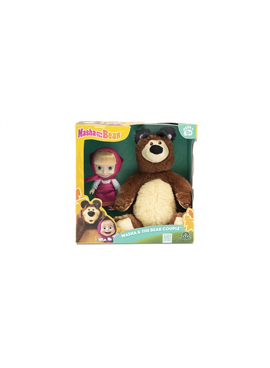 Masha&Koca Ayı 20 Cm Pelus 12 Cm Bebek