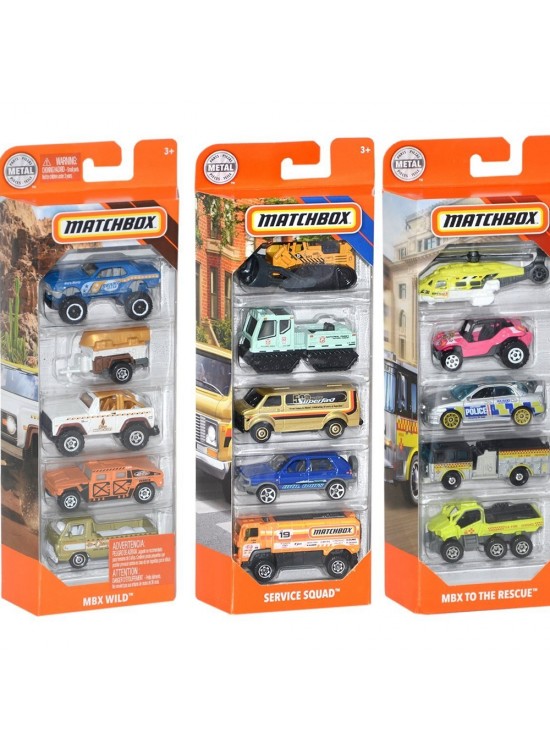 Matchbox Beşli Araba Seti