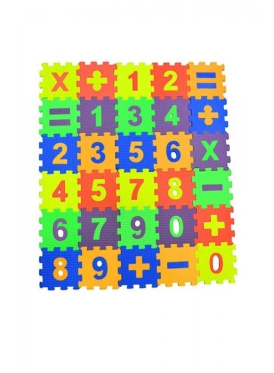 Matrax Oyuncak Eva Puzzle Yer Matı 12x12 7mm Matematik Set