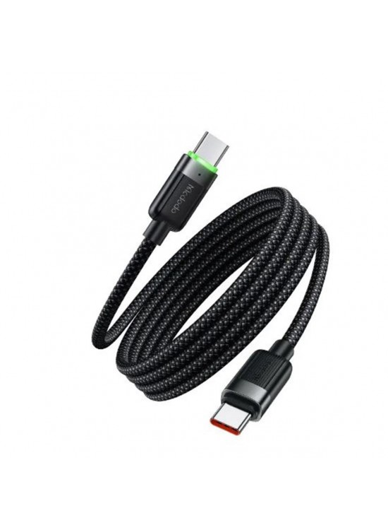MCDODO CA-2000 60W USB-C TO USB-C MANYETİK SARILABİLİR KABLO - 1.2 M SİYAH