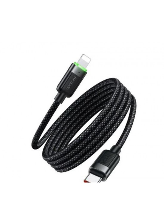 MCDODO CA-2010 36W USB-C TO LIGHTNING MANYETİK SARILABİLİR KABLO - 1.2 M SİYAH