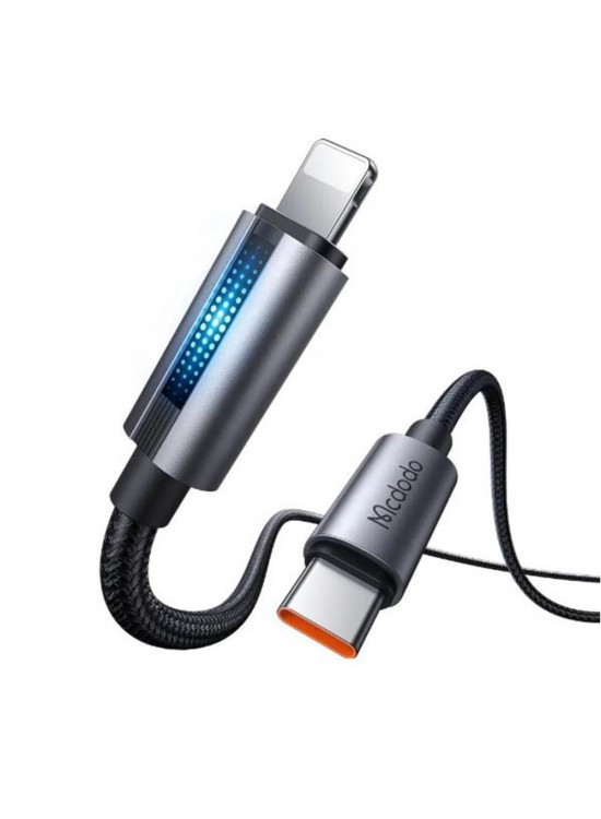 MCDODO CA-5710 PD 36W TYPE-C TO LİGHTNİNG HIZLI ŞARJ KABLOSU 1.2M - SİYAH