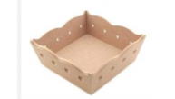 Mdf Ekmeklik Delik Kenarlı 22x22cm