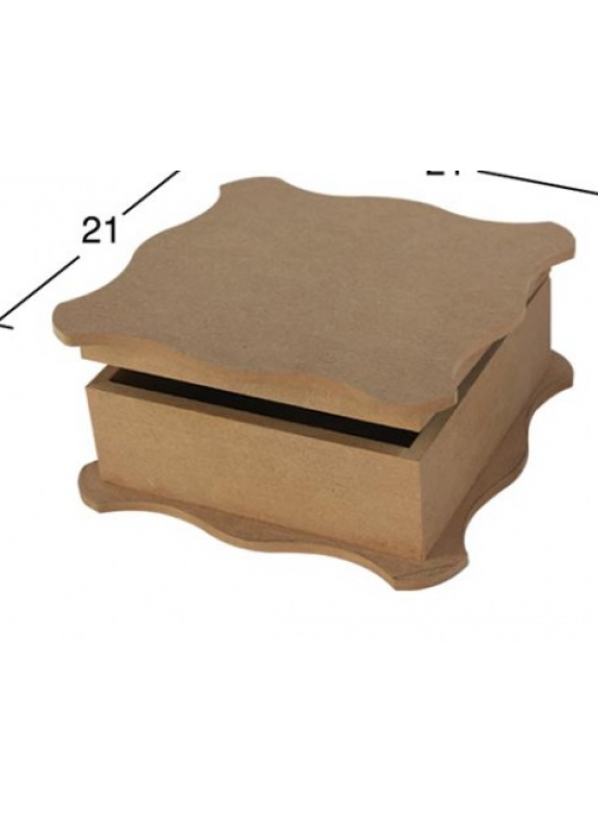Mdf Fırfırlı Kutu Küçük 14X14X(8)