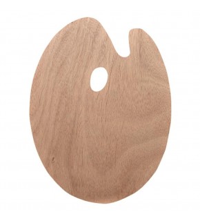 Mdf Oval Palet 20x29cm
