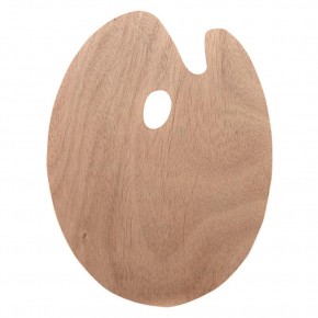 Mdf Oval Palet 20x29cm