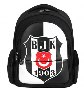 Me Okul Çantası Beşiktaş Bjk 1903 Logo Desenli Suni Deri 25360
