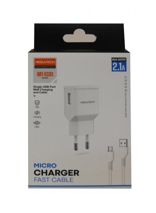 Megatech EN-685 20WATT PD+USB USB TO TYPE-C Kablolu Şarj Cihazı