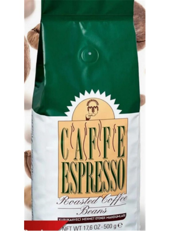 Mehmet Efendi 500Gr Cafe Espresso Çekirdek Roasted Coffee No1