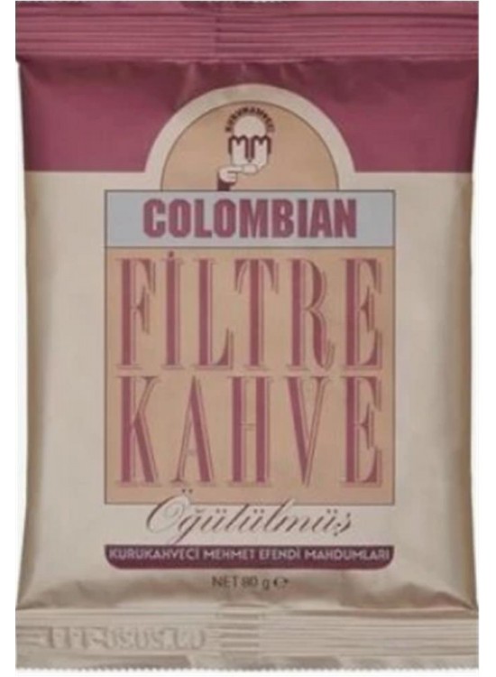 Mehmet Efendi 80gr Colombıan Filtre  (Öğütülmüş)