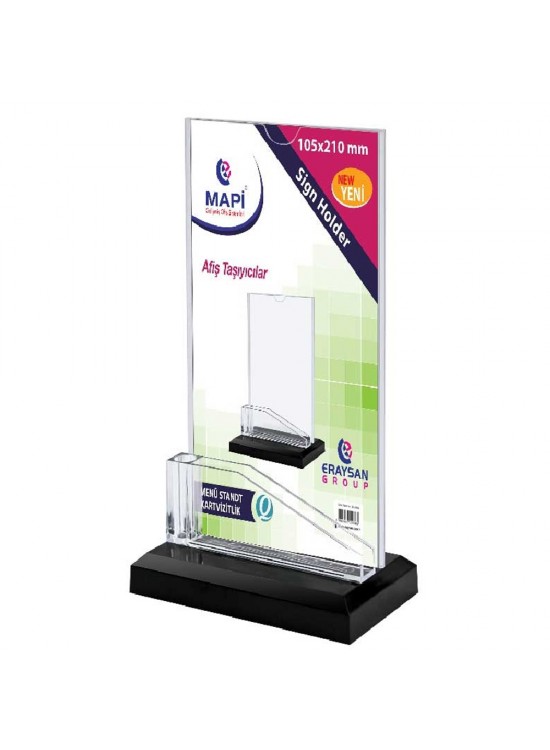Menü Stand Kartvizitlik Dikey (105x210)