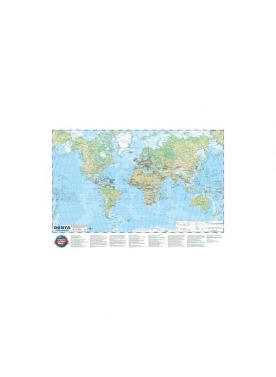 Mepmedya Dünya Haritası 35x50